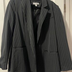 Primark Charcoal Pinstripe Blazer
